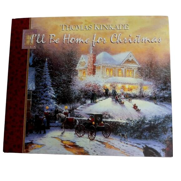 I'll Be Home for Christmas Painter of Lights Thomas Kinkade Lighted Path Book - Picture 3 of 15